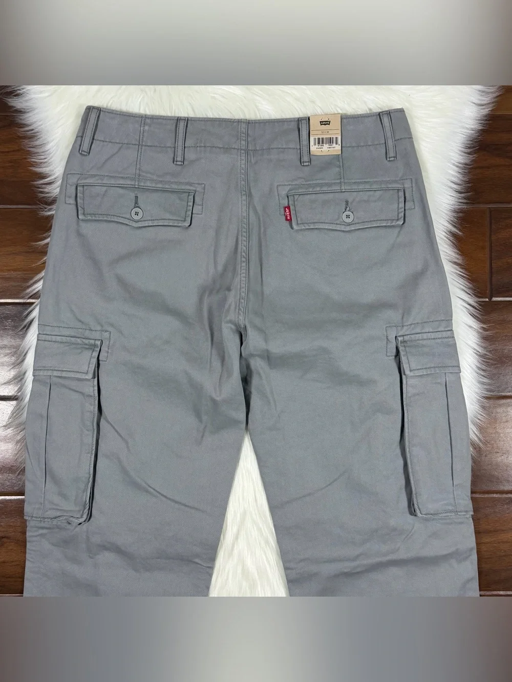 Levi's Men's Size 32 X 34 Grey Ace Cargo Pants